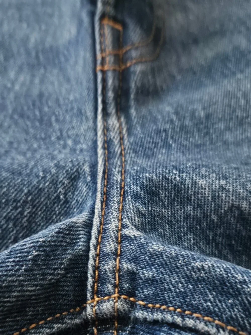 Levi's Premium High Waisted Wedgie Fit Straight Jeans Blue Sz 25 Button Fly